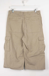 VINTAGE REWORK CARGO CAPRI SHORTS W34