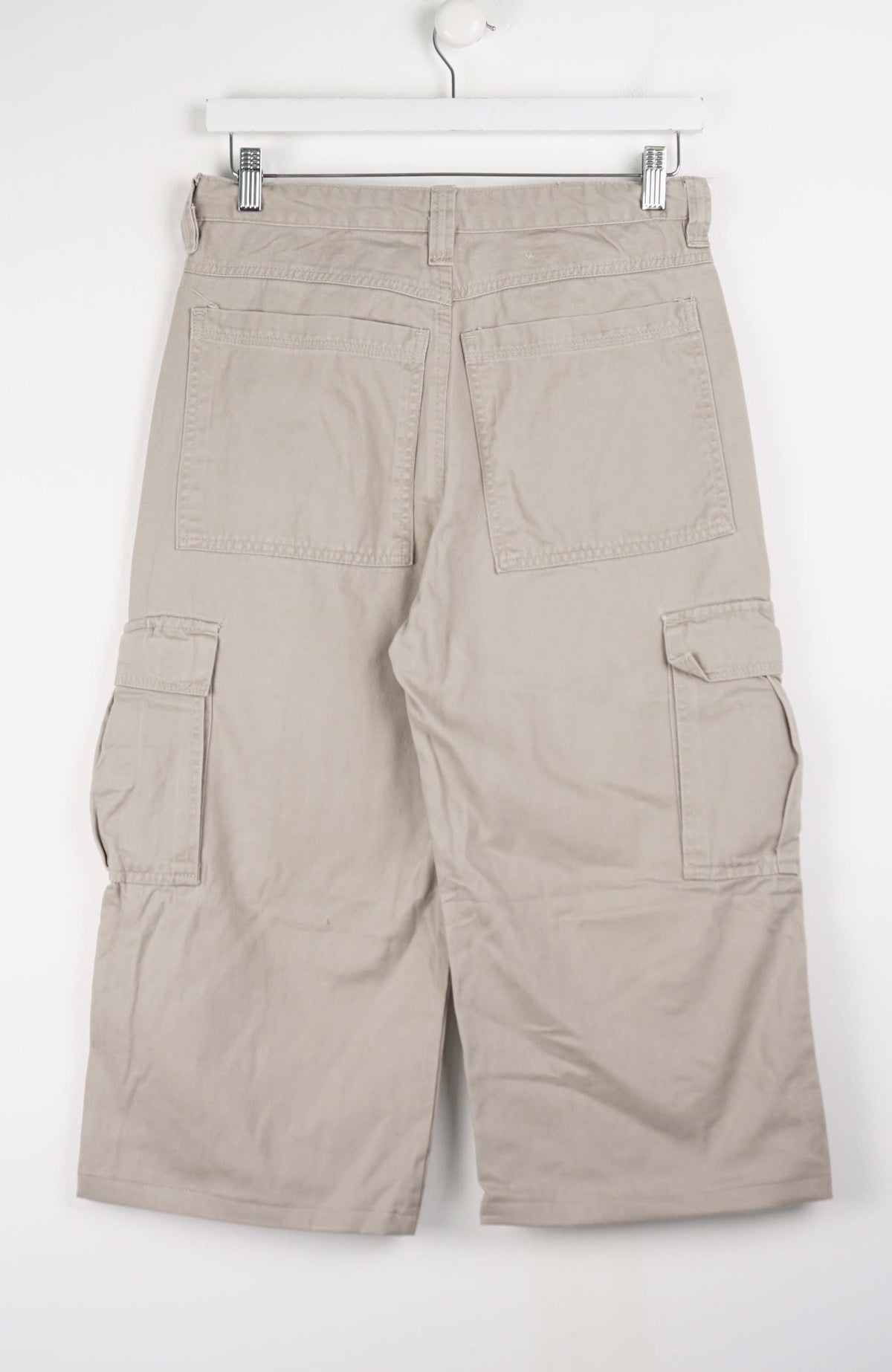 VINTAGE REWORK CARGO CAPRI SHORTS W30