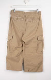VINTAGE REWORK CARGO CAPRI SHORTS W30