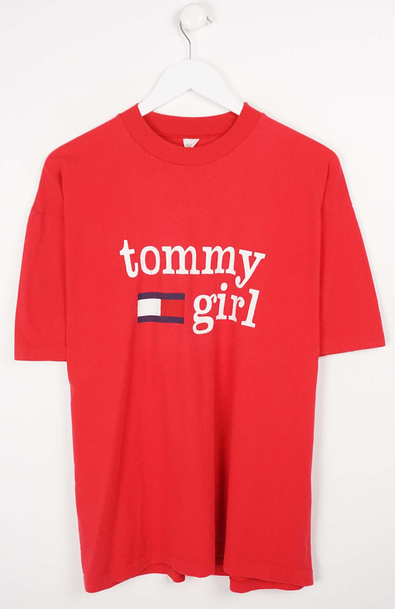 VINTAGE TOMMY GIRL T-SHIRT (L) 90'S BOOTLEG