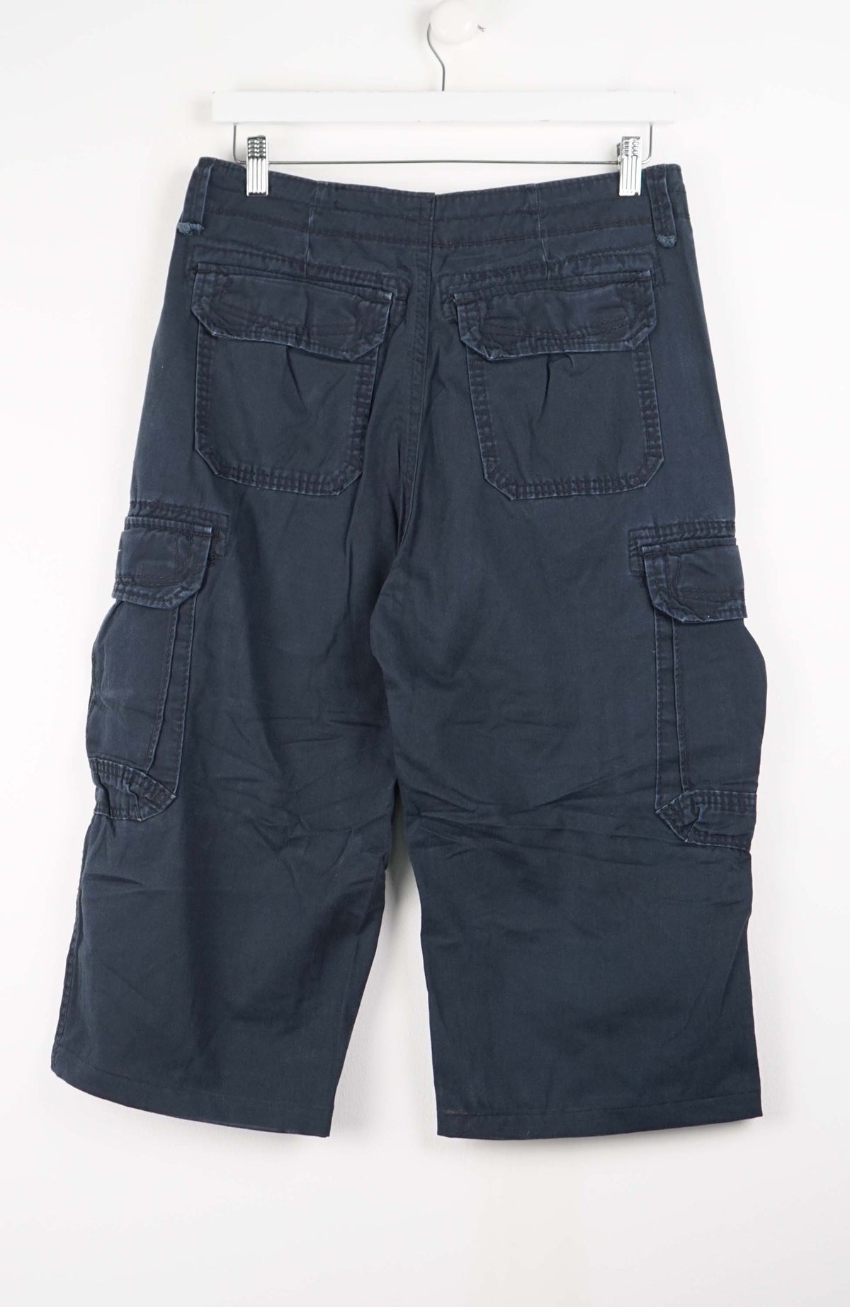 VINTAGE REWORK CARGO CAPRI SHORTS W32