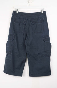 VINTAGE REWORK CARGO CAPRI SHORTS W32
