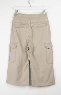 VINTAGE REWORK CARGO CAPRI SHORTS W28