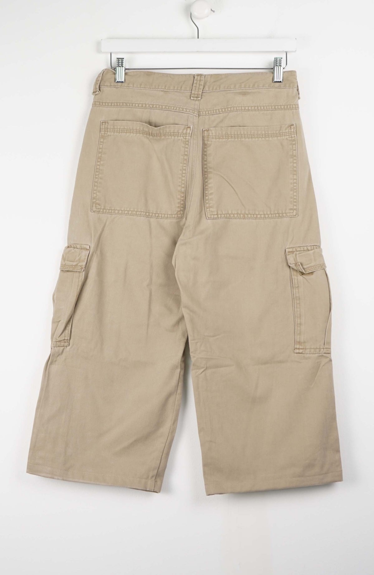 VINTAGE REWORK CARGO CAPRI SHORTS W30