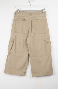 VINTAGE REWORK CARGO CAPRI SHORTS W30