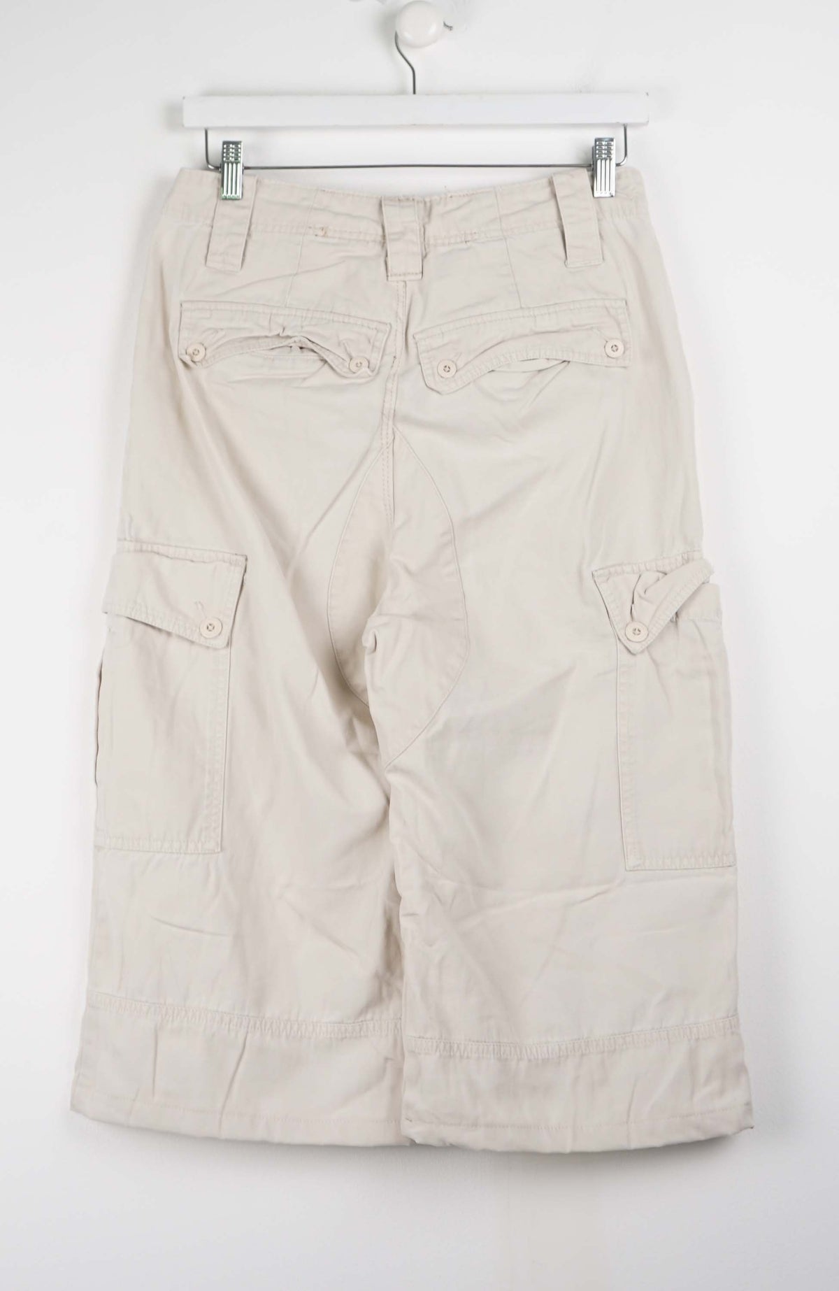 VINTAGE REWORK CARGO CAPRI SHORTS W32
