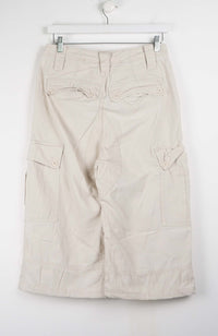 VINTAGE REWORK CARGO CAPRI SHORTS W32