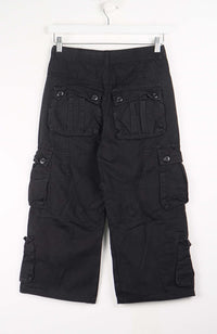 VINTAGE REWORK CARGO CAPRI SHORTS W28