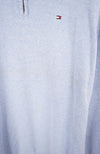VINTAGE TOMMY HILFIGER KNIT QUARTER ZIP SWEATER (XL)