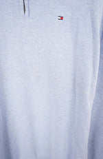 VINTAGE TOMMY HILFIGER KNIT QUARTER ZIP SWEATER (XL)