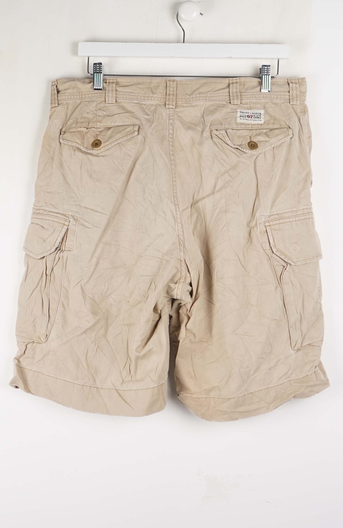 VINTAGE POLO RALPH LAUREN CARGO SHORTS W36