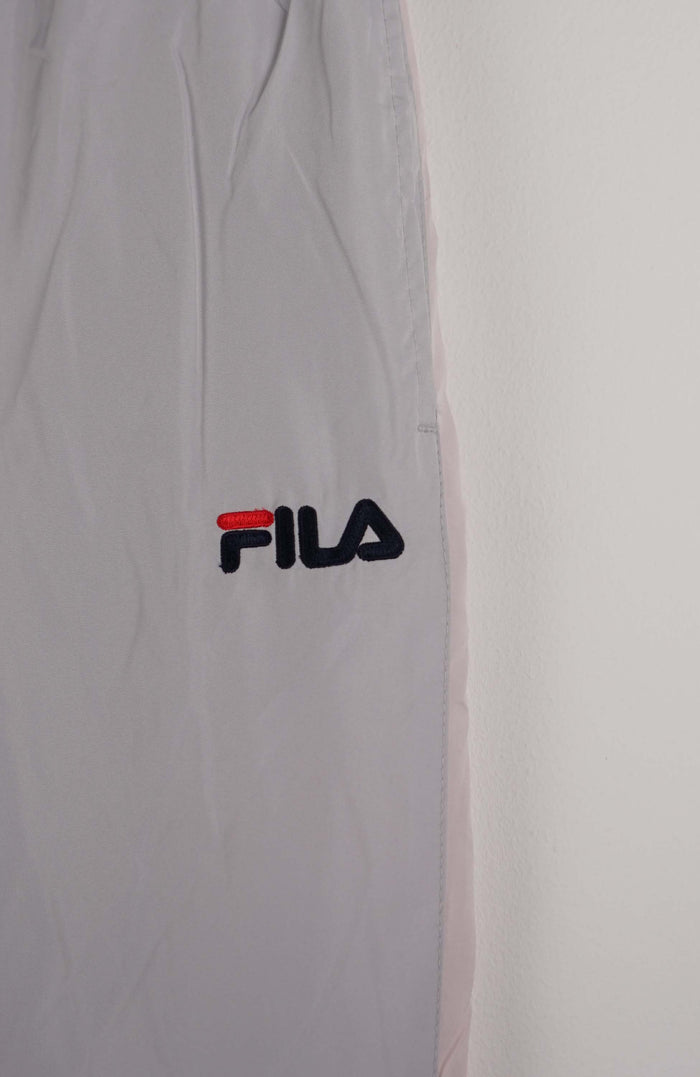 VINTAGE FILA TRACK PANT SHORTS (S)