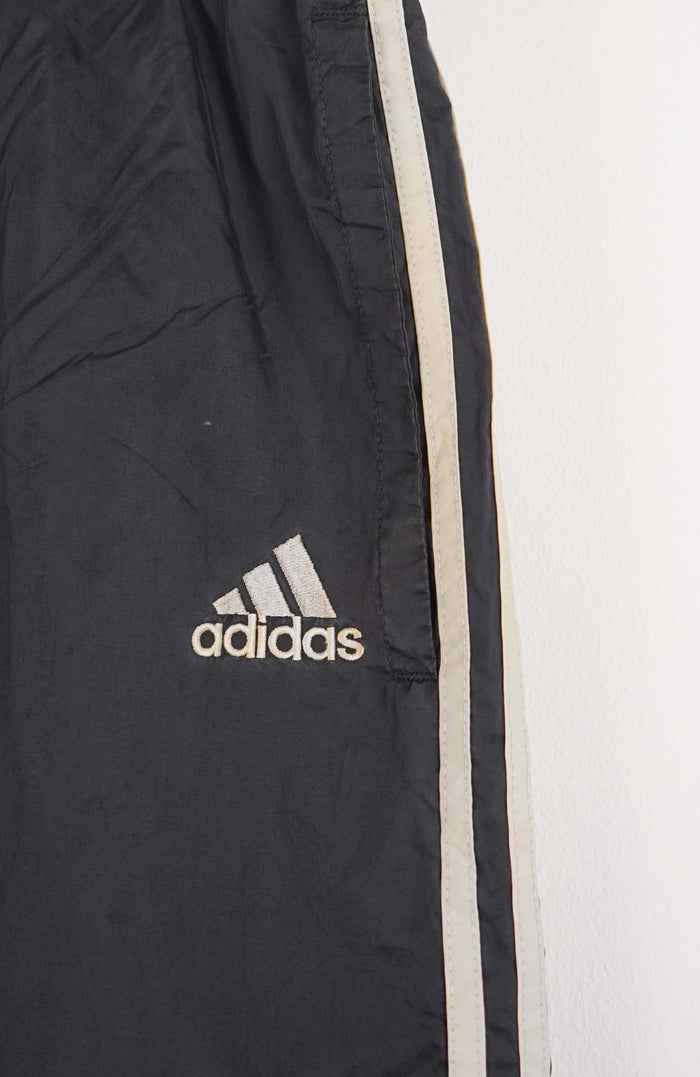 VINTAGE ADIDAS TRACK PANT SHORTS (XL)
