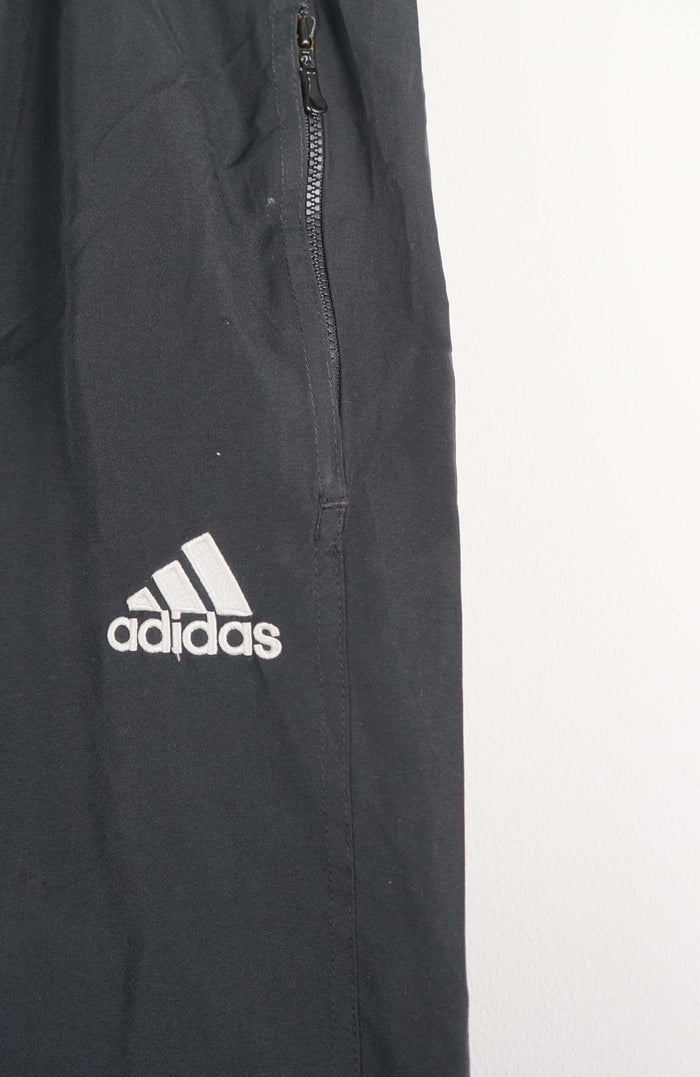 VINTAGE ADIDAS TRACK PANT SHORTS (XL)