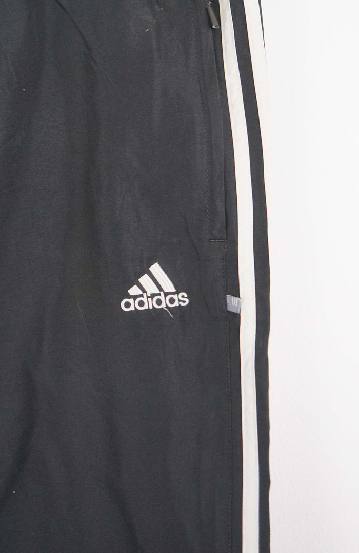 VINTAGE ADIDAS TRACK PANT SHORTS (XL)