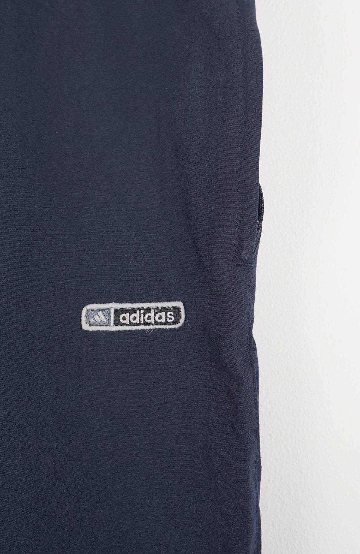 VINTAGE ADIDAS TRACK PANT SHORTS (XL)