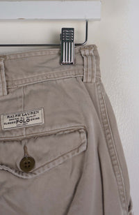 VINTAGE POLO RALPH LAUREN CARGO SHORTS W30