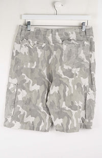 VINTAGE CAMO CARGO SHORTS W30