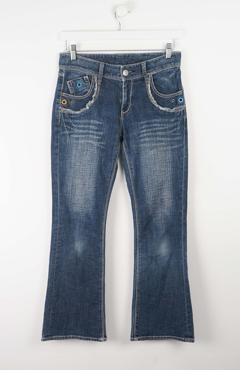 VINTAGE Y2K DENIM PANTS (SIZE 10)