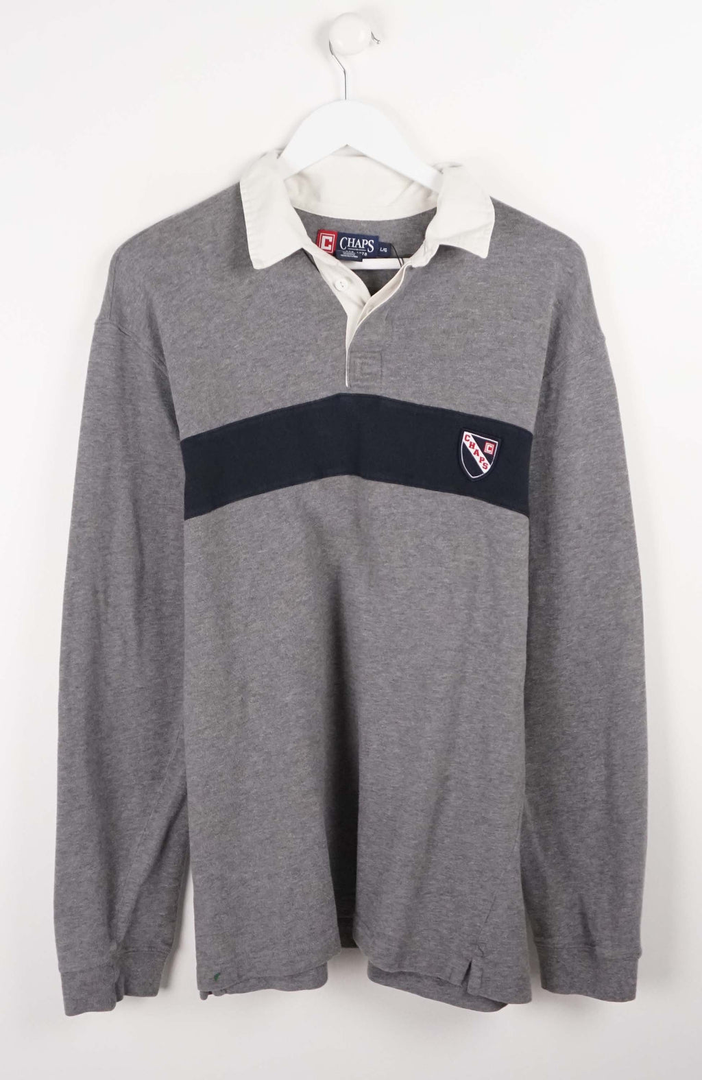 VINTAGE CHAPS RALPH LAUREN RUGBY (L)