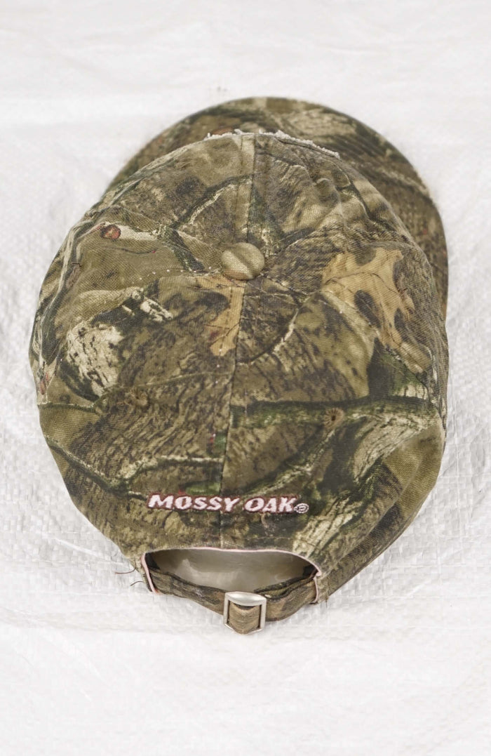 VINTAGE MOSSY OAK REAL TREE HAT