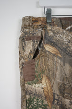 VINTAGE REAL TREE CARGO SHORTS W38