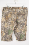 VINTAGE REAL TREE CARGO SHORTS W38
