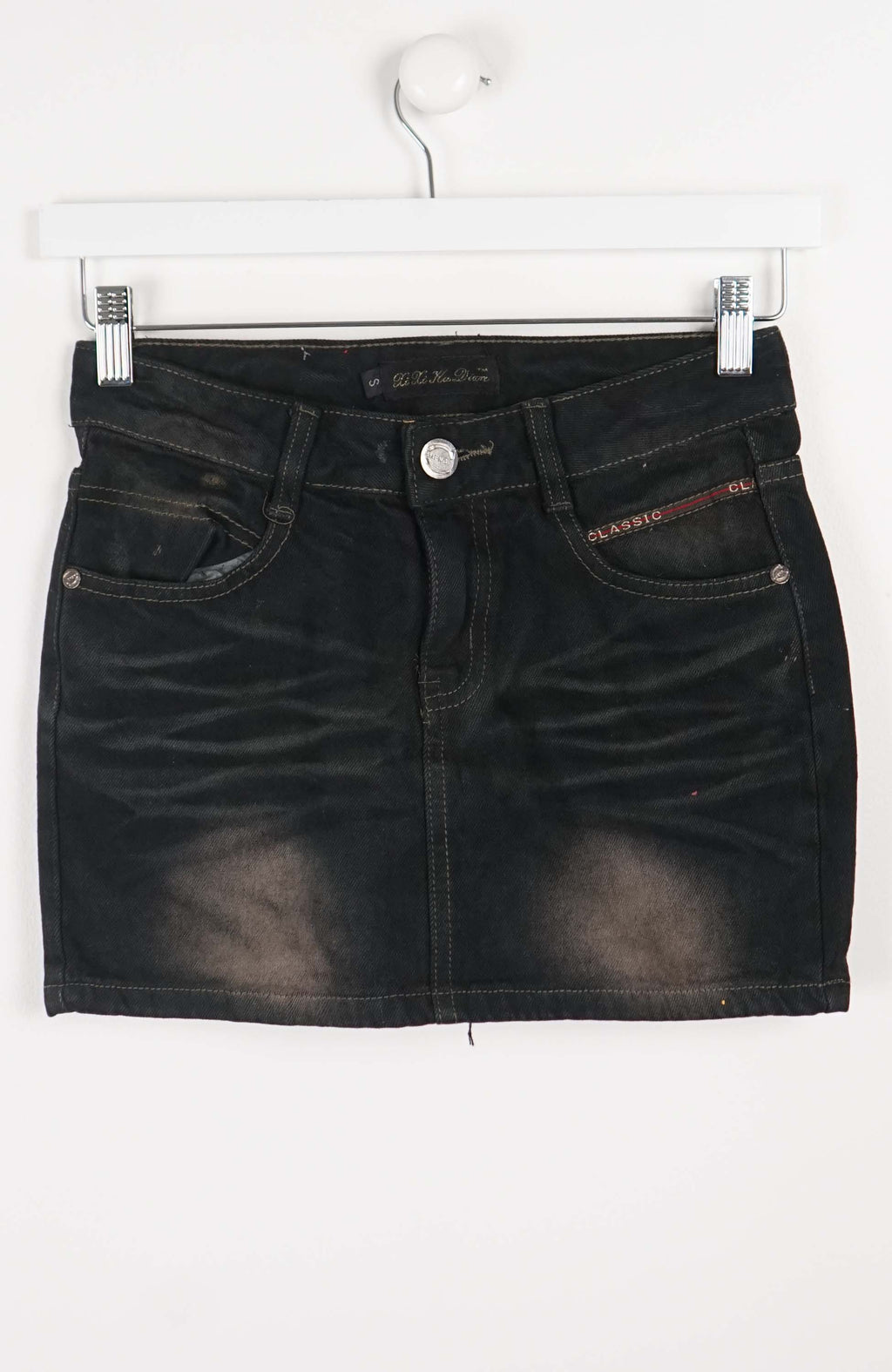 VINTAGE Y2K DENIM SKIRT (SIZE 8) 