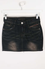 VINTAGE Y2K DENIM SKIRT (SIZE 8) 