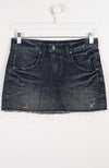 VINTAGE Y2K DENIM SKIRT (SIZE 12)