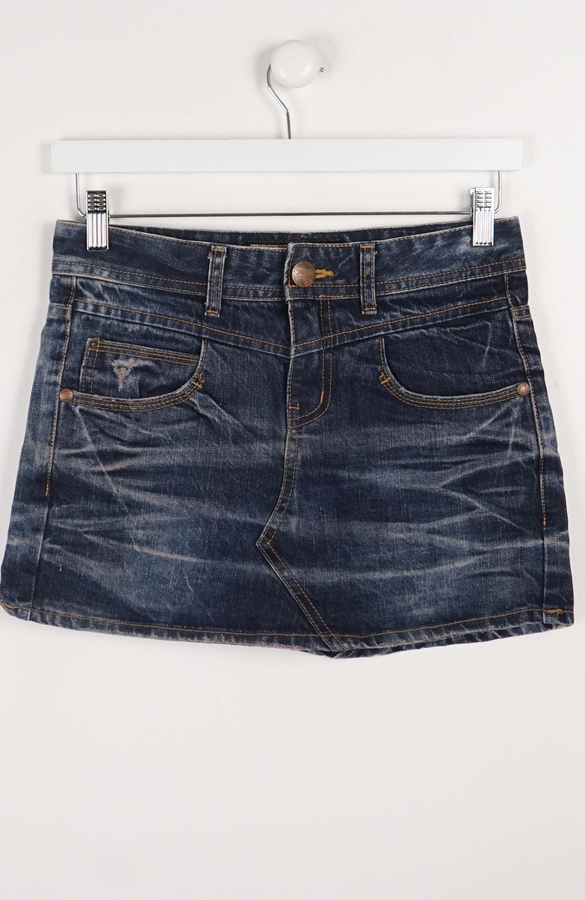 VINTAGE Y2K DENIM SKIRT (SIZE 12)