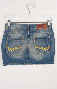 VINTAGE Y2K DENIM SKIRT (SIZE 6)