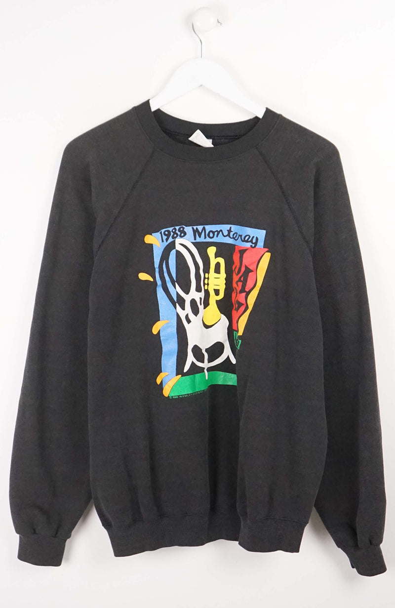 VINTAGE 1988 MONTEREY JAZZ SWEATER (L)
