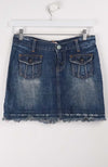 VINTAGE Y2K DENIM SKIRT W29