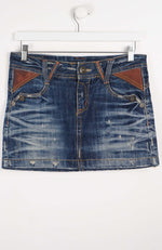 VINTAGE Y2K DENIM SKIRT (SIZE 14) 