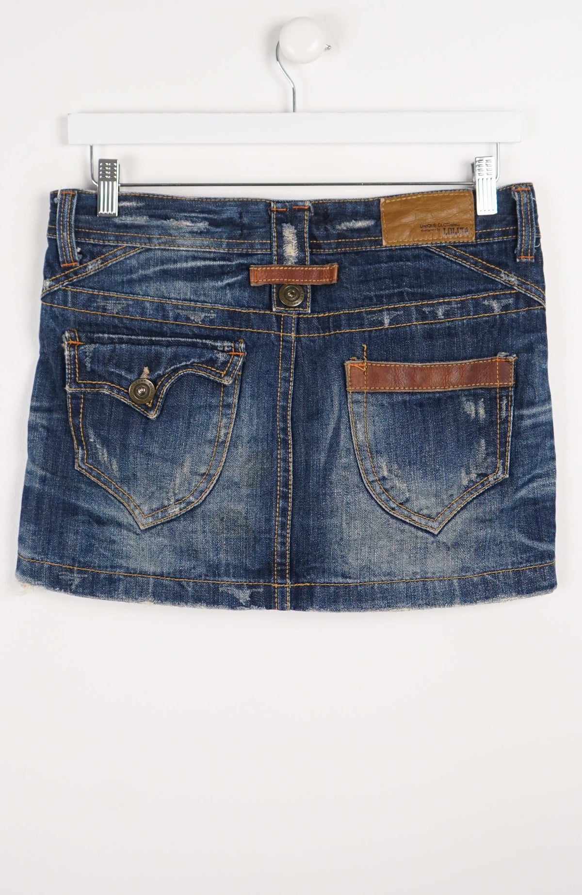 VINTAGE Y2K DENIM SKIRT (SIZE 14) 