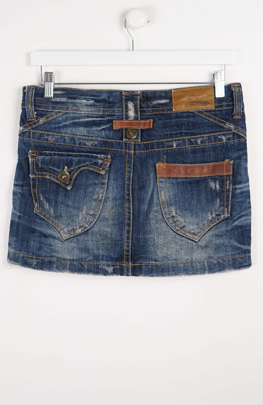 VINTAGE Y2K DENIM SKIRT (SIZE 14) 