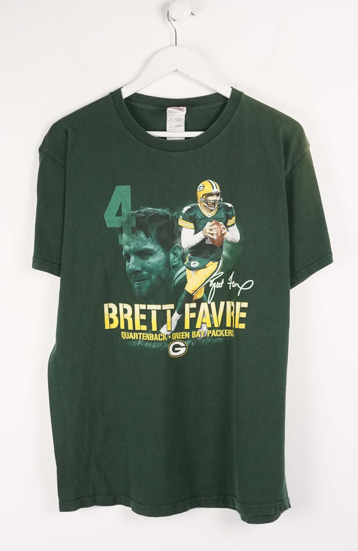 VINTAGE NFL GREEN BAY PACKERS BRETT FAVRE T-SHIRT (L)