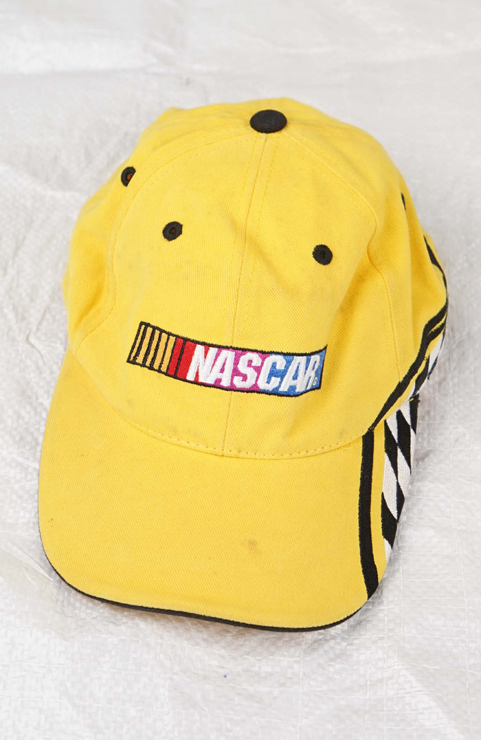 VINTAGE NASCAR CHECKERED FLAG HAT