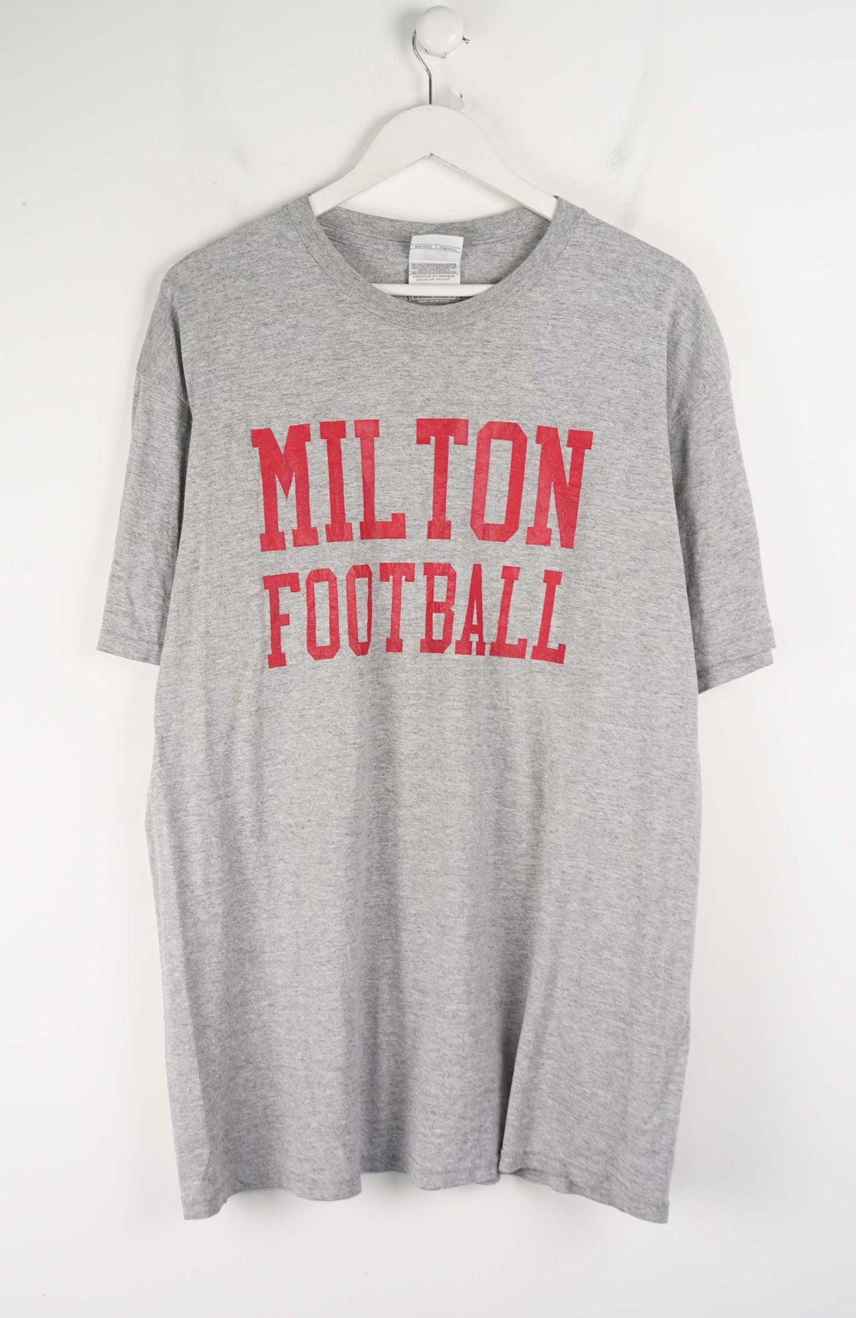 VINTAGE NIKE MILTON FOOBALL T-SHIRT (L)