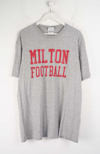 VINTAGE NIKE MILTON FOOBALL T-SHIRT (L)