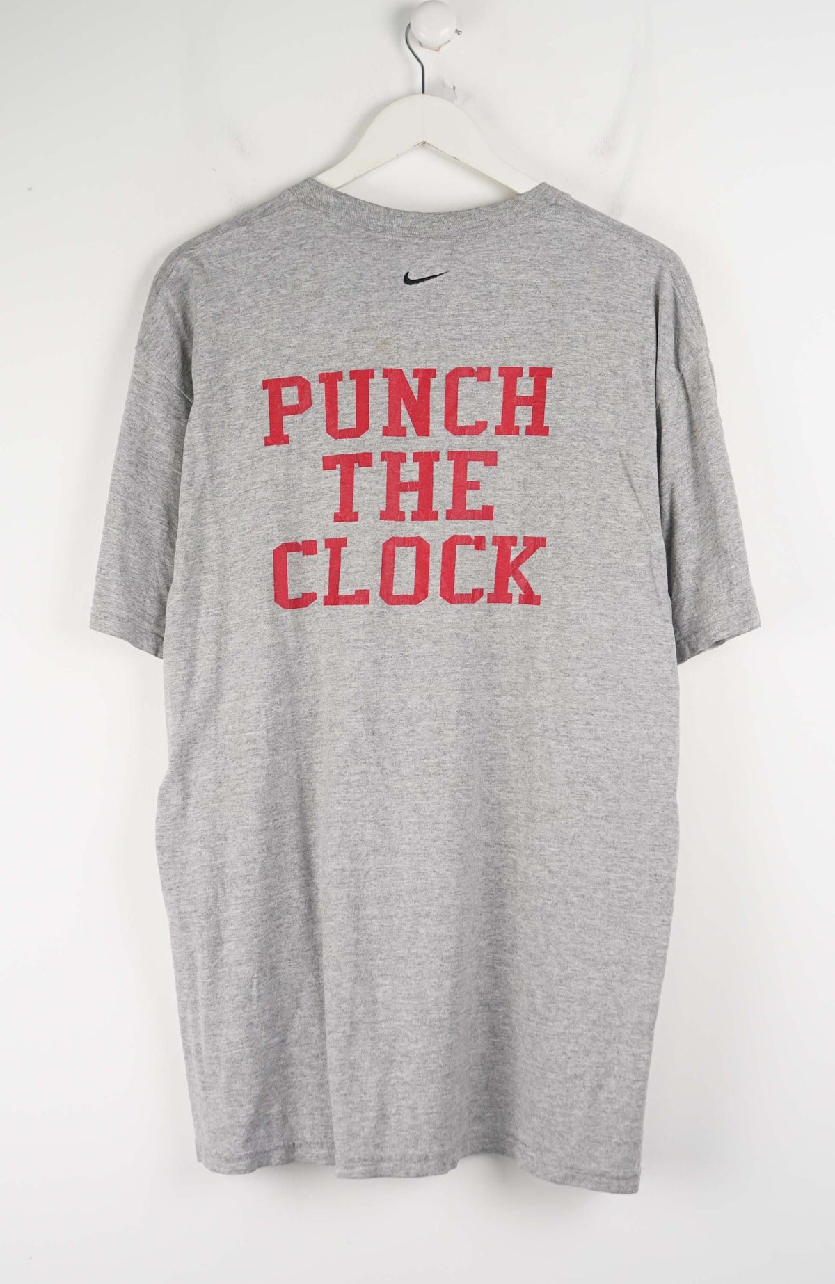 VINTAGE NIKE MILTON FOOBALL T-SHIRT (L)