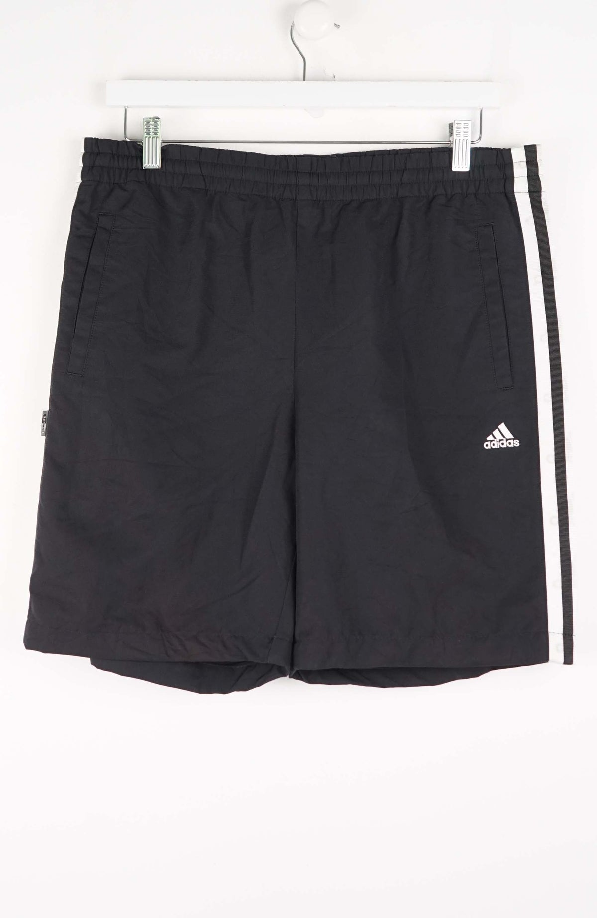 VINTAGE ADIDAS TRACK PANT SHORTS (L)
