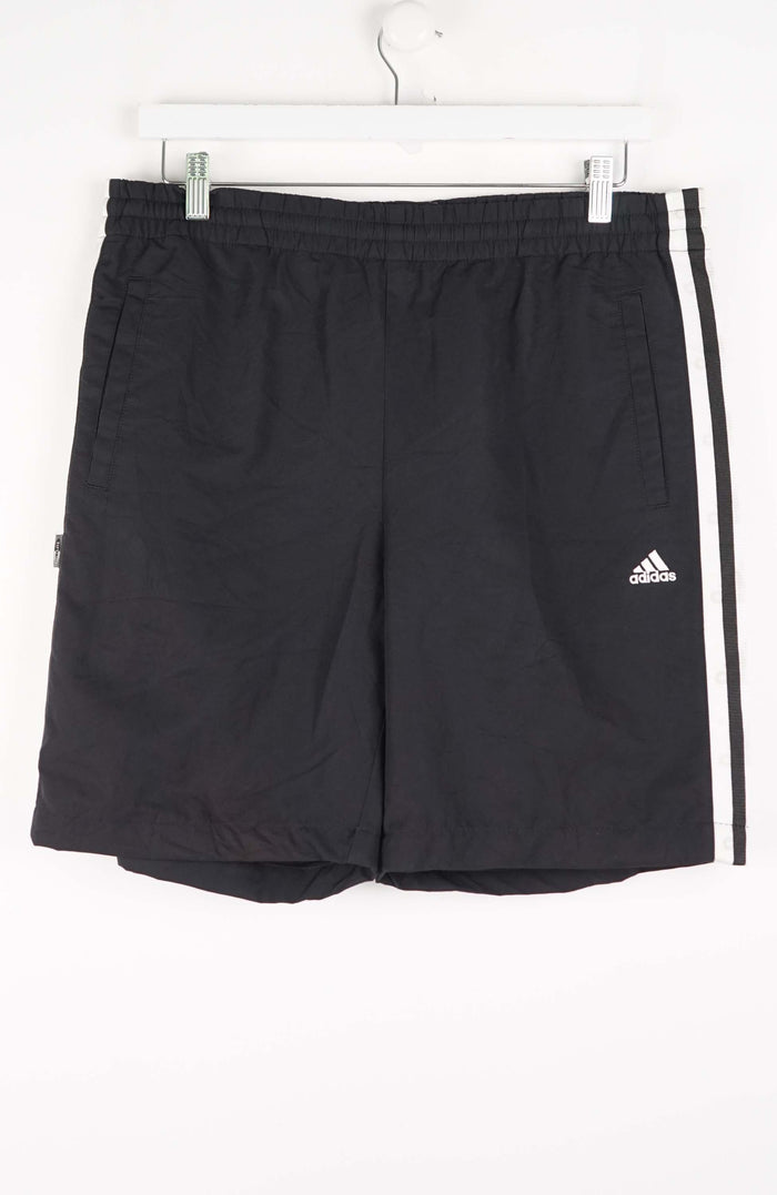 VINTAGE ADIDAS TRACK PANT SHORTS (L)