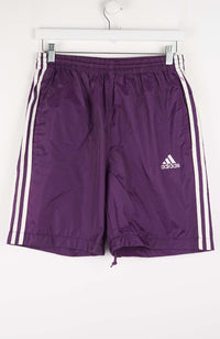 VINTAGE ADIDAS TRACK PANT SHORTS (S)