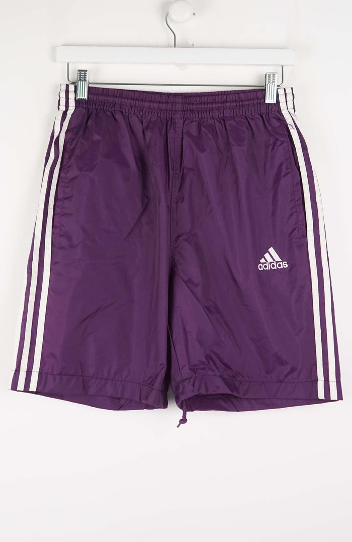VINTAGE ADIDAS TRACK PANT SHORTS (S)