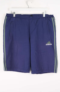VINTAGE ADIDAS TRACK PANT SHORTS (XL)