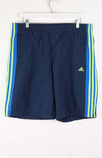VINTAGE ADIDAS TRACK PANT SHORTS (XL)
