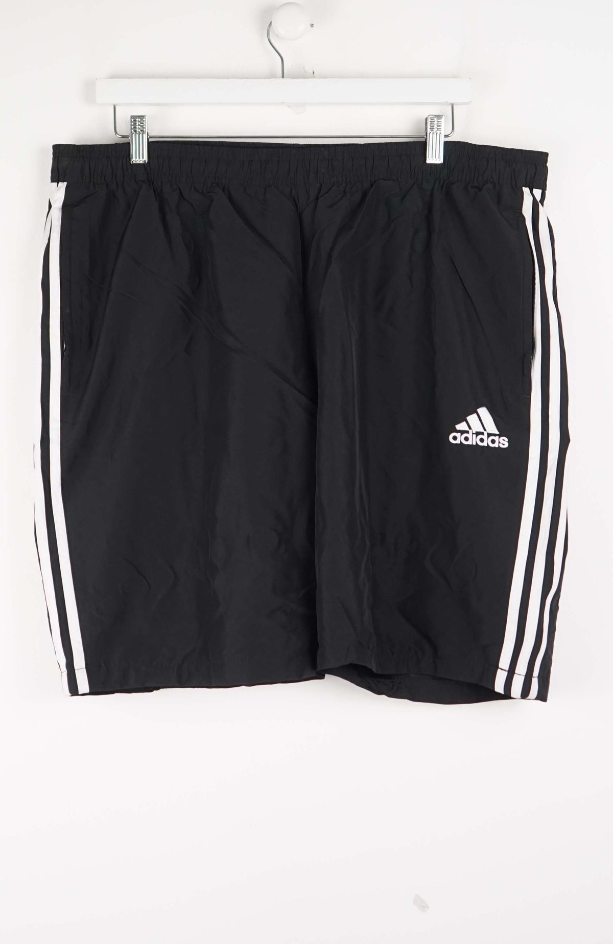 VINTAGE ADIDAS TRACK PANT SHORTS (XXL)