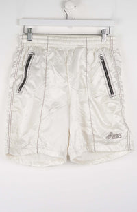 VINTAGE ASICS TRACK PANT SHORTS (M)